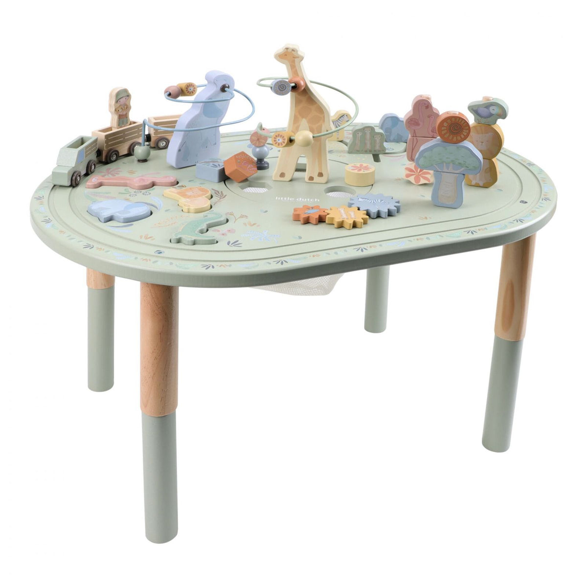 Table d'activités Little Dutch Forest Friends – Jouet éducatif pour bouger, explorer et apprendre