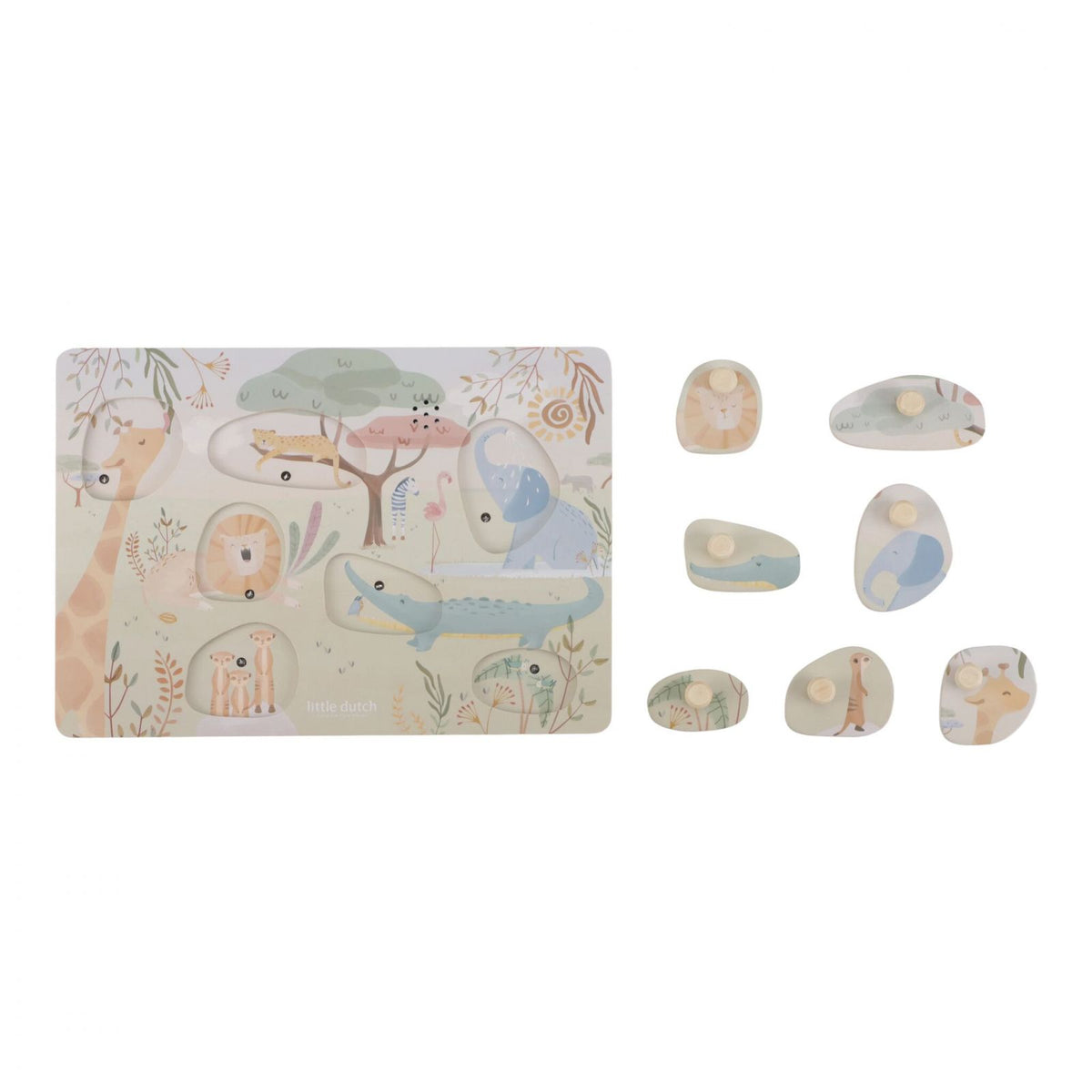 Little Dutch Klang-Puzzle Forest Friends