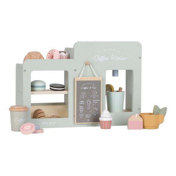 Coffee Corner Little Dutch – Angolo caffè in legno per il gioco di imitazione