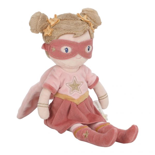 Little Dutch Bambola Morbida Supereroe Rosa 35 cm | Inventa missioni fantastiche con Rosa