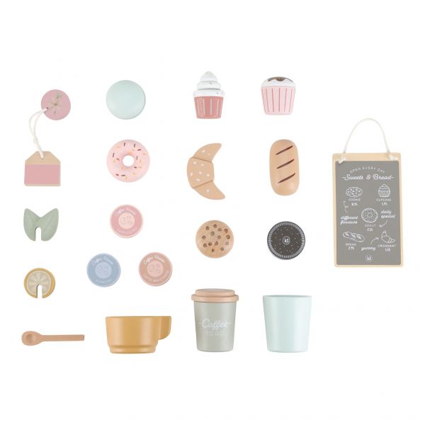 Coffee Corner Little Dutch – Angolo caffè in legno per il gioco di imitazione