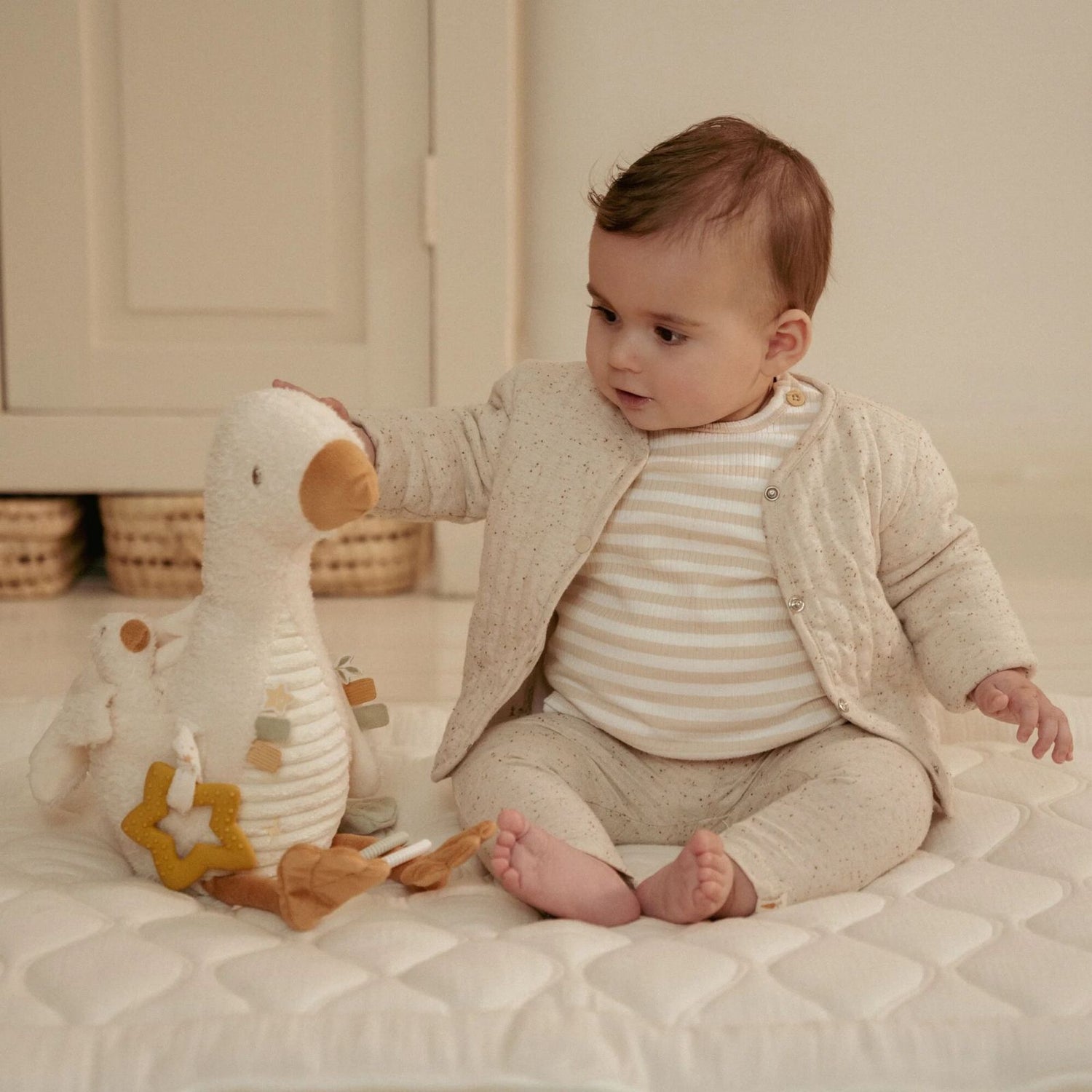 Peluche Baby Goose Multi Attività Little Dutch