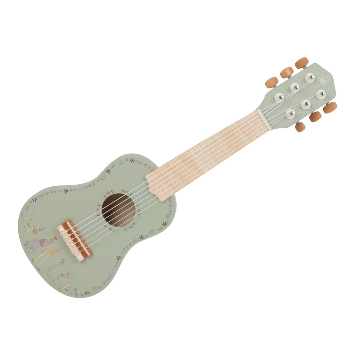 Little Dutch Chitarra in Legno Safari Friends | Il primo strumento per scoprire la musica