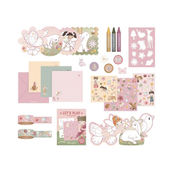 Little Dutch Valigetta Creativa Rosa & Friends Fairy Garden | Il mondo di Rosa diventa creativo