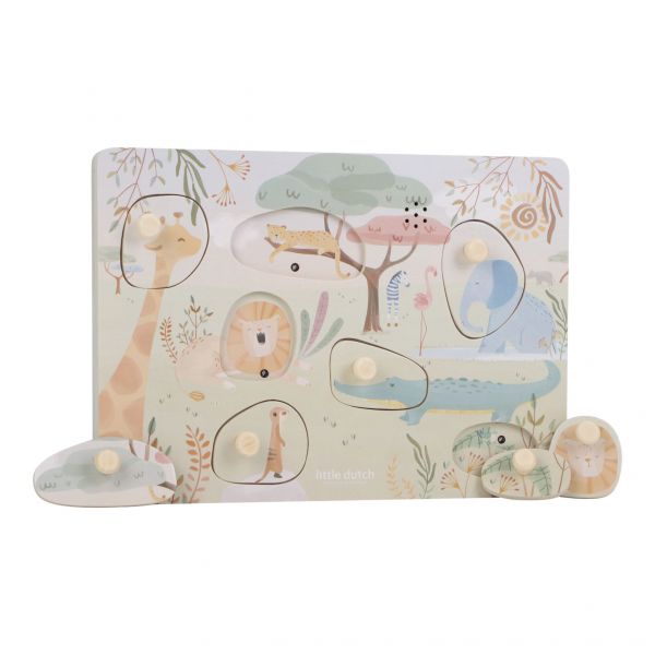 Little Dutch Klang-Puzzle Forest Friends