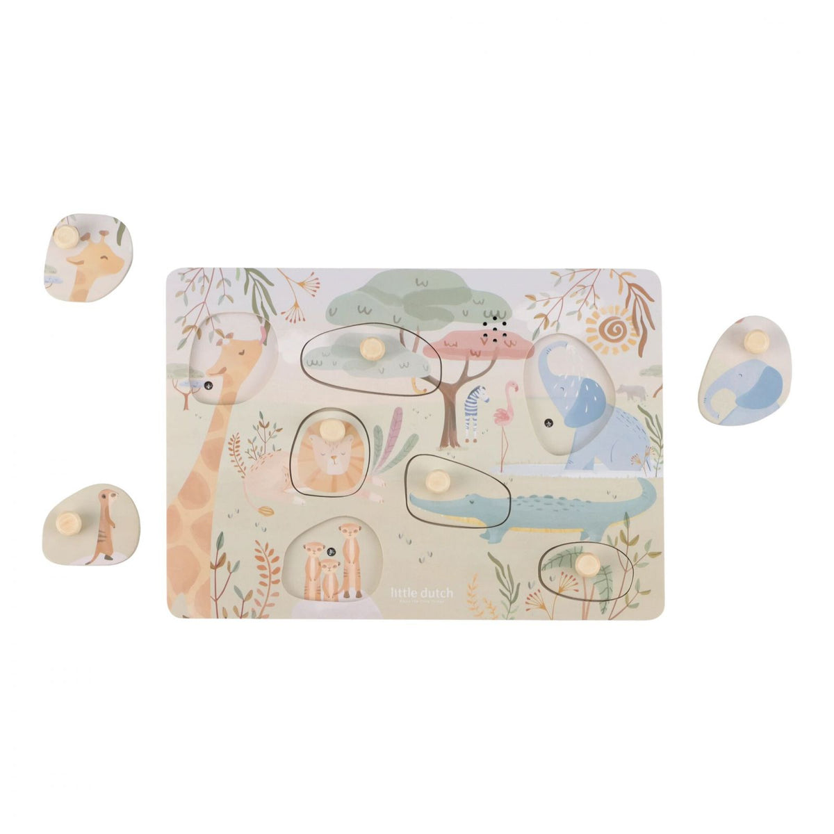 Little Dutch Klang-Puzzle Forest Friends