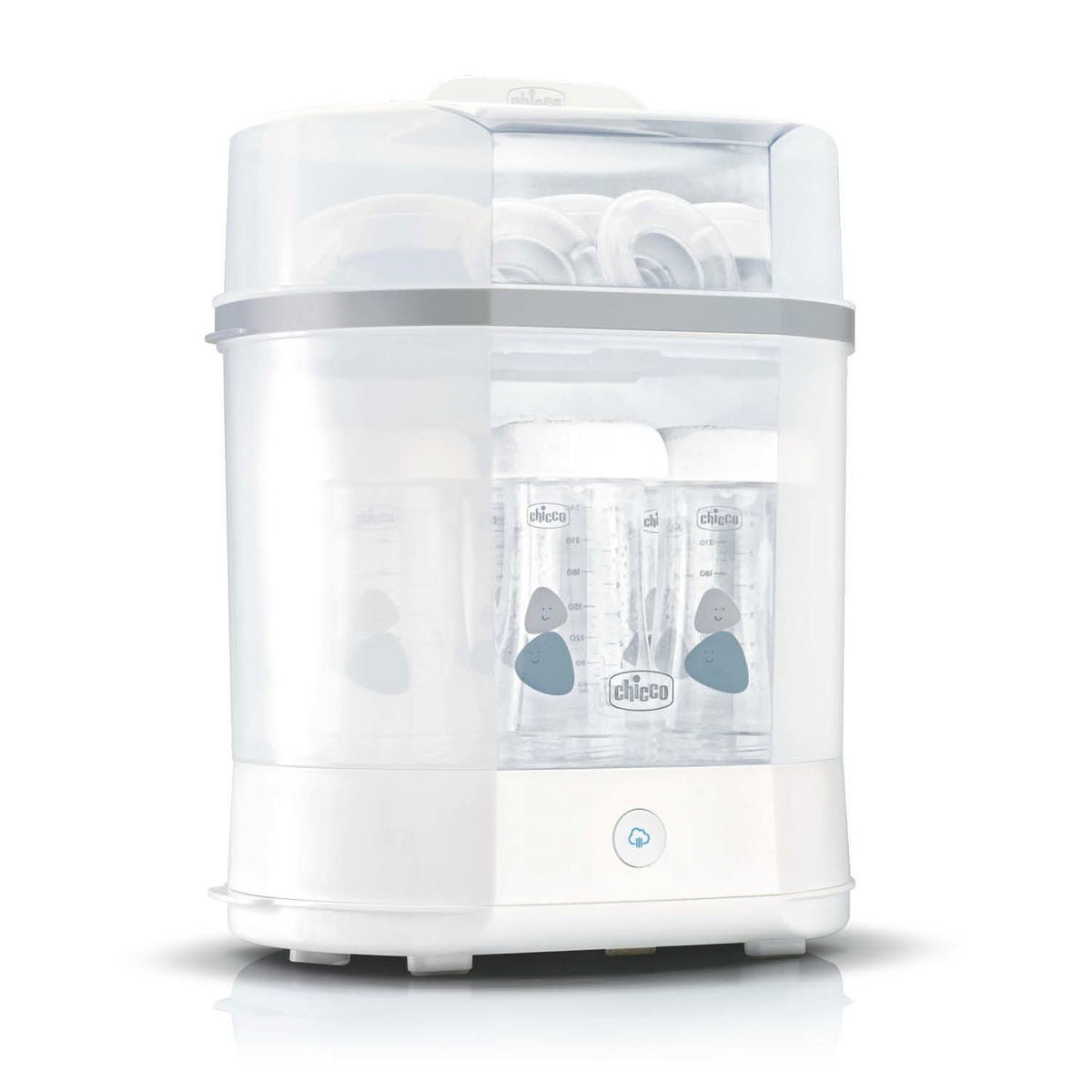 Sterilizzatore a Vapore Chicco | Sterilizzatore Elettrico per Biberon, Tettarelle e Accessori Neonato
