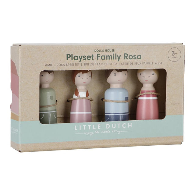 Set Espansione Famiglia Playset Family Rosa Little Dutch – Personaggi per arricchire il gioco simbolico