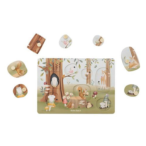 Little Dutch Puzzle sonoro Forest Friends