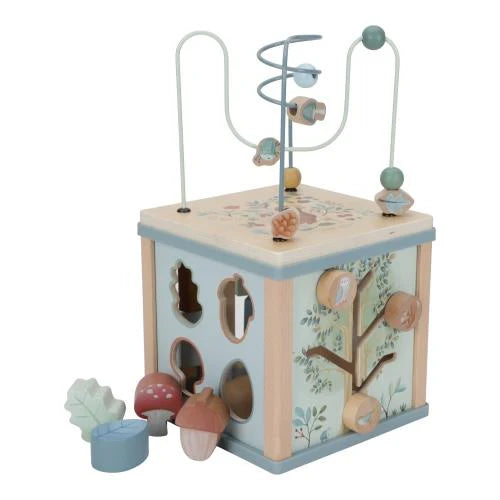 Little Dutch Forest Friends Multi-Aktivitätswürfel – Sinneserfahrungen rund um den Wald von den ersten Monaten an