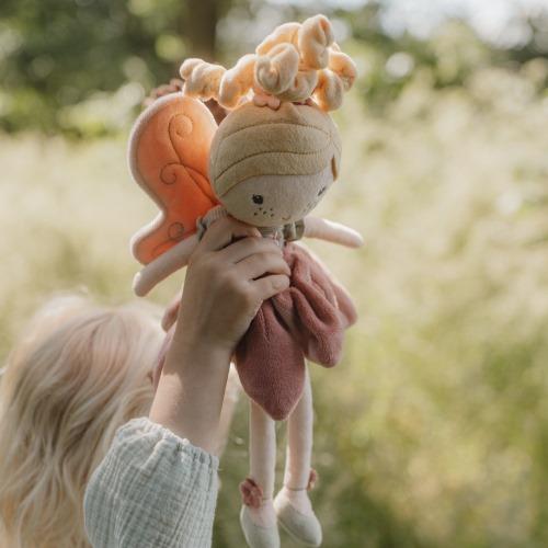 Mila Feengarten Rosa 35 cm – Kuschelpuppe zum Schmusen, Spielen und Fantasieren