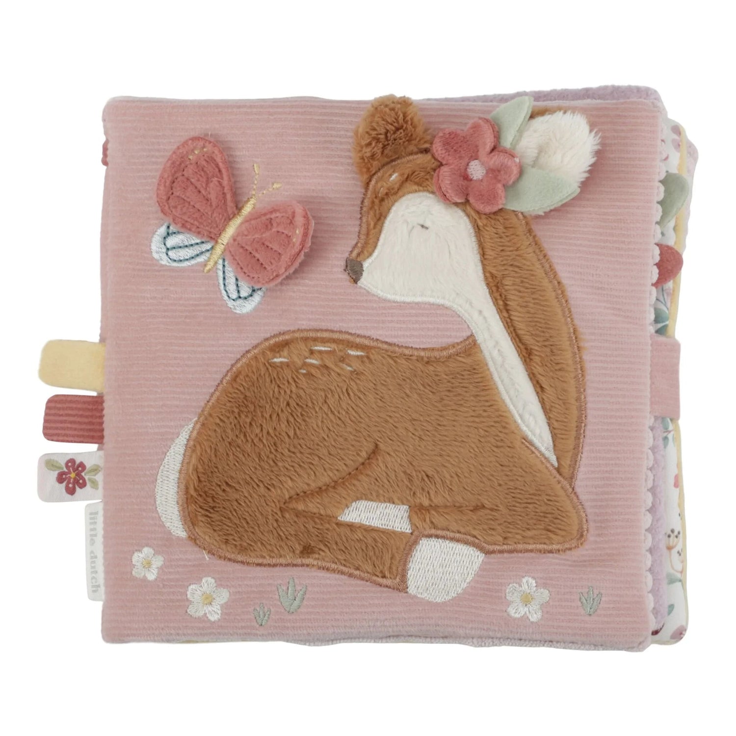 Libro Morbido Cerbiatto Multi Attività Little Dutch Fairy Garden – Prime scoperte sensoriali pagina dopo pagina