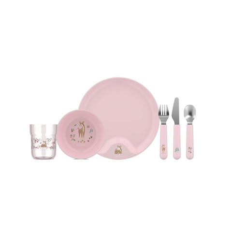 Set Pappa Dinnerware 6 Pezzi Little Dutch Fairy Garden – Set completo per i primi pasti