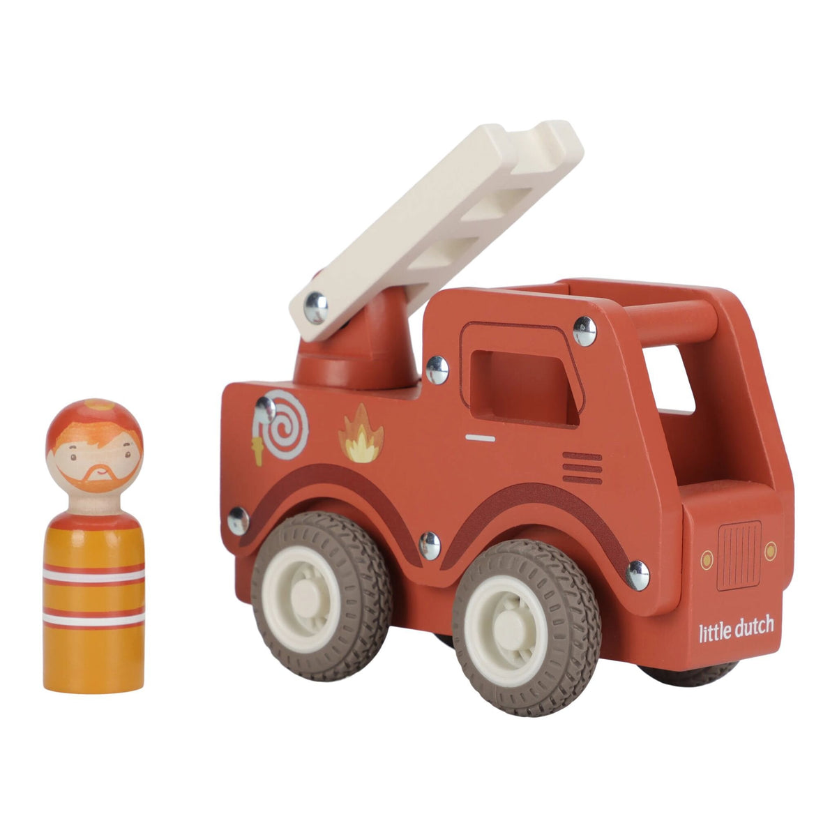 Camioncino dei Pompieri con Personaggio Little Dutch | Pronti per una nuova missione di soccorso!