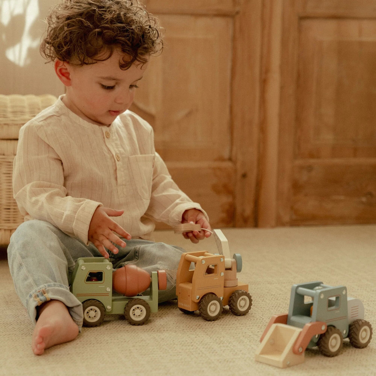 Betoniera con Personaggio Little Dutch | Tutti al lavoro: il cantiere Little Dutch prende vita!