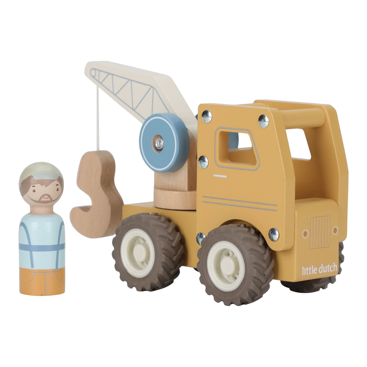 Camion Gru con Personaggio Little Dutch | Al lavoro nel cantiere con il camion gru!