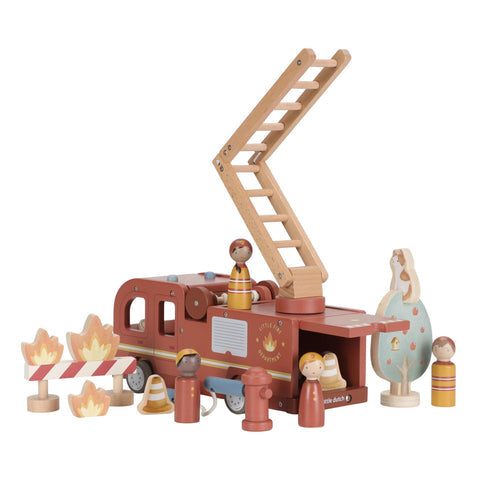 Little Dutch Camion dei pompieri con personaggi