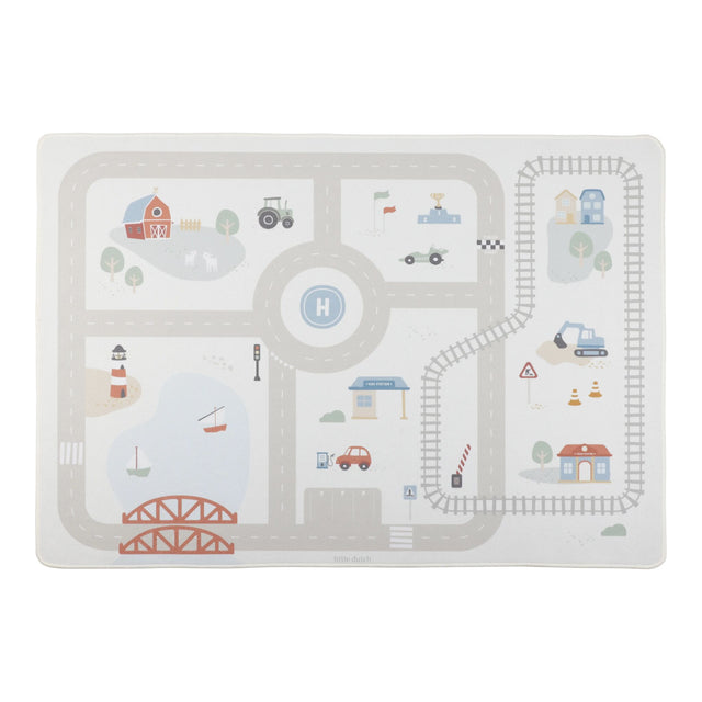 Tappeto Play Mat Cars Little Dutch | Una città tutta da esplorare con macchinine e fantasia