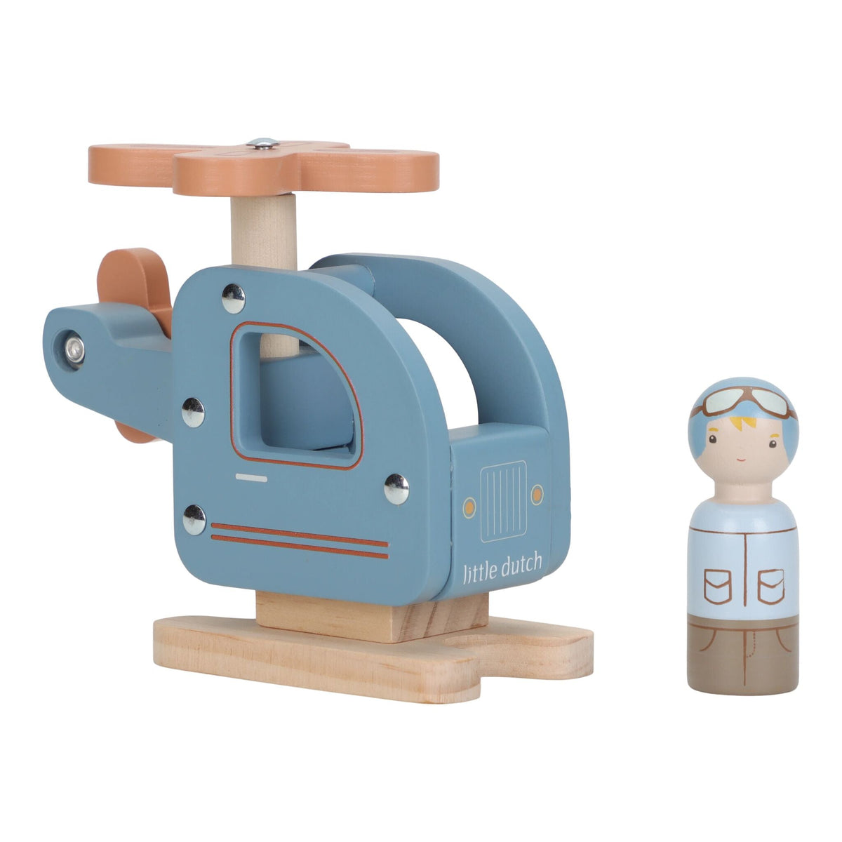 Elicottero con Personaggio Little Dutch | Pronti al decollo per una nuova avventura!