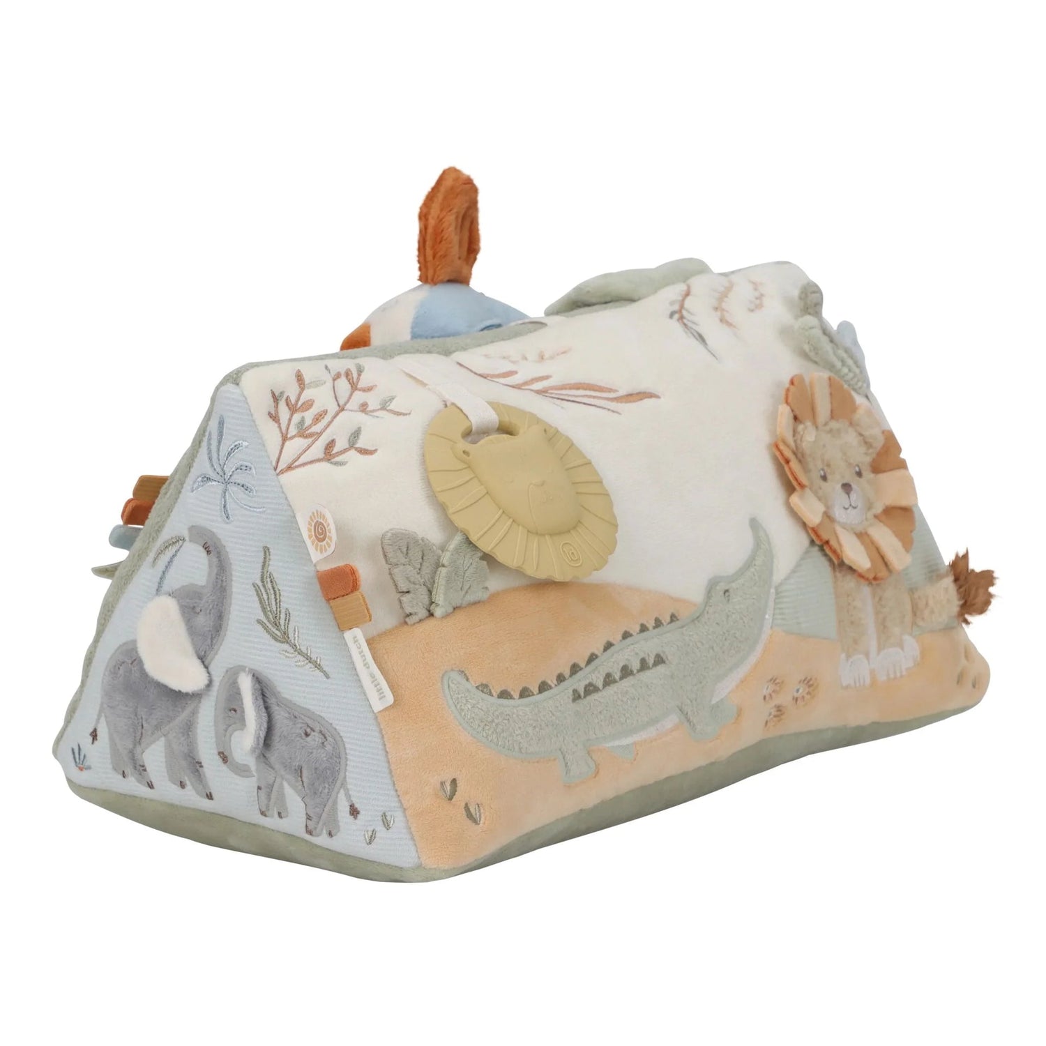 Triangle d'activités blanc Little Dutch Little Goose – Jouet multisensoriel doux pour les premières découvertes