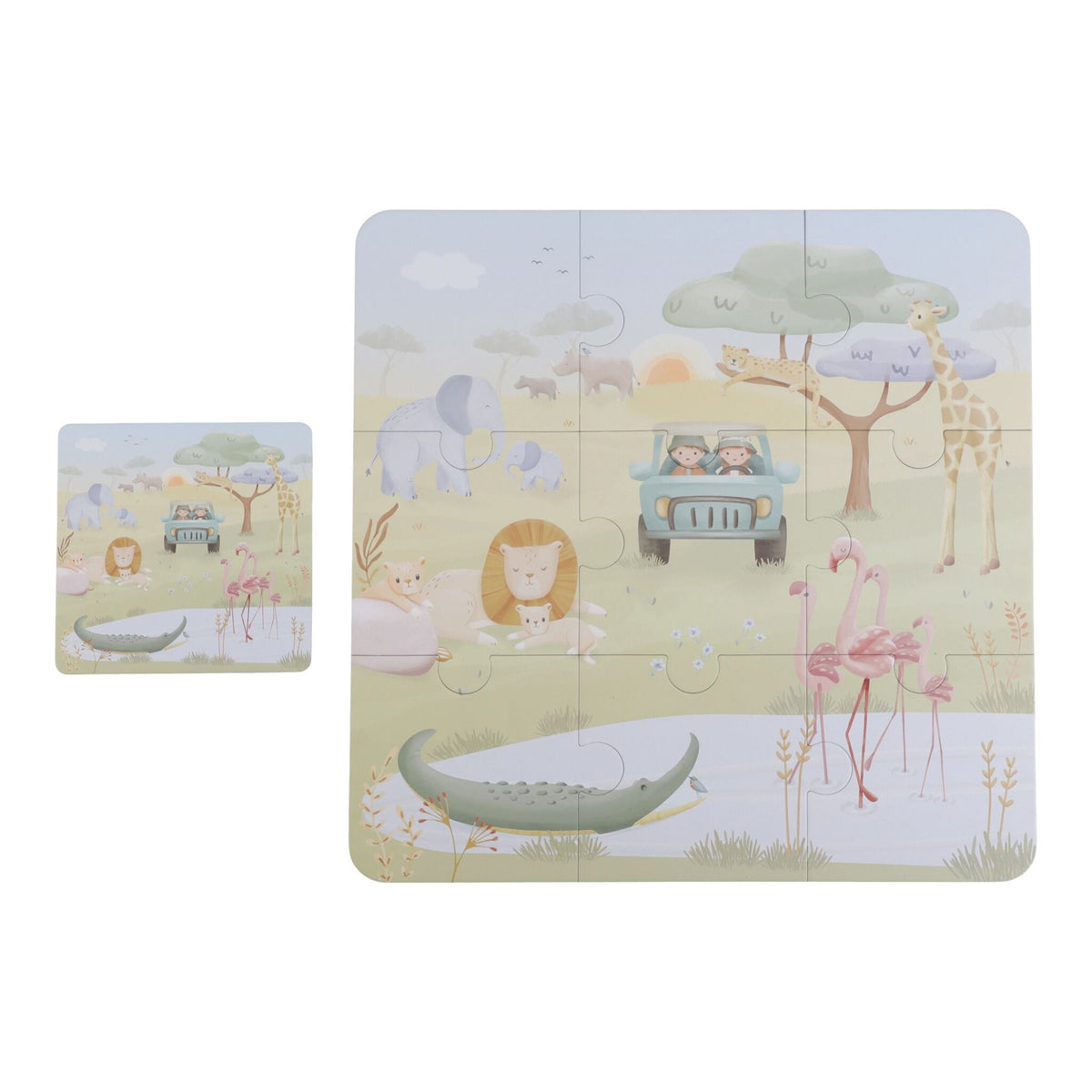 Set 6 Puzzle Safari Friends Little Dutch | Sei puzzle per scoprire il mondo degli animali