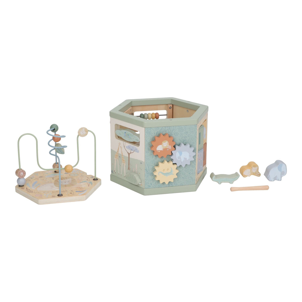Cubo Multi Attività Safari Friends Little Dutch | Un cubo, tante attività tutte da scoprire
