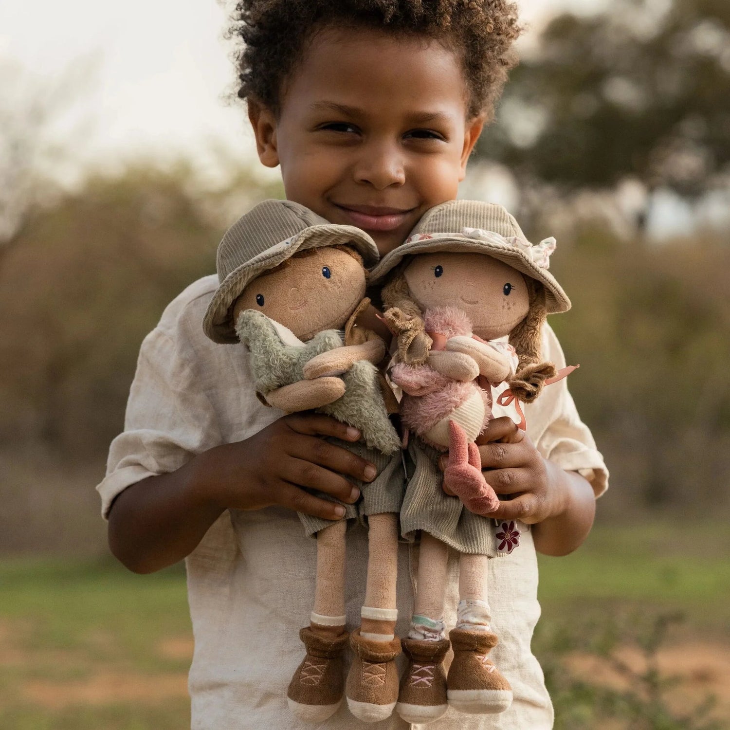 Bambola Morbida Ranger Jim Little Dutch 35 cm Safari Friends