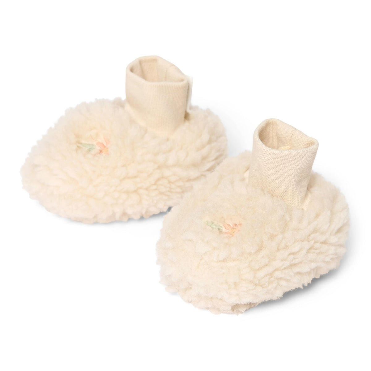 Babbucce Teddy Booties Sand Flowers Little Dutch | Morbide babbucce floreali per i piedini più piccoli