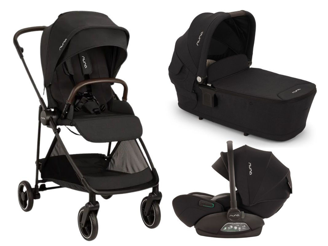 Trio Nuna IXXA™ Next con Navicella LYTL™ e Seggiolino Auto ARRA™ FLEX – Ultraleggero, resistente fino a 22 kg, dalla nascita