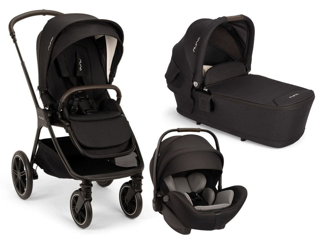 Trio Nuna TRIV™ lx con Navicella LYTL™ e Seggiolino Auto ARRA™ FLEX – Comfort urbano e modularità dalla nascita