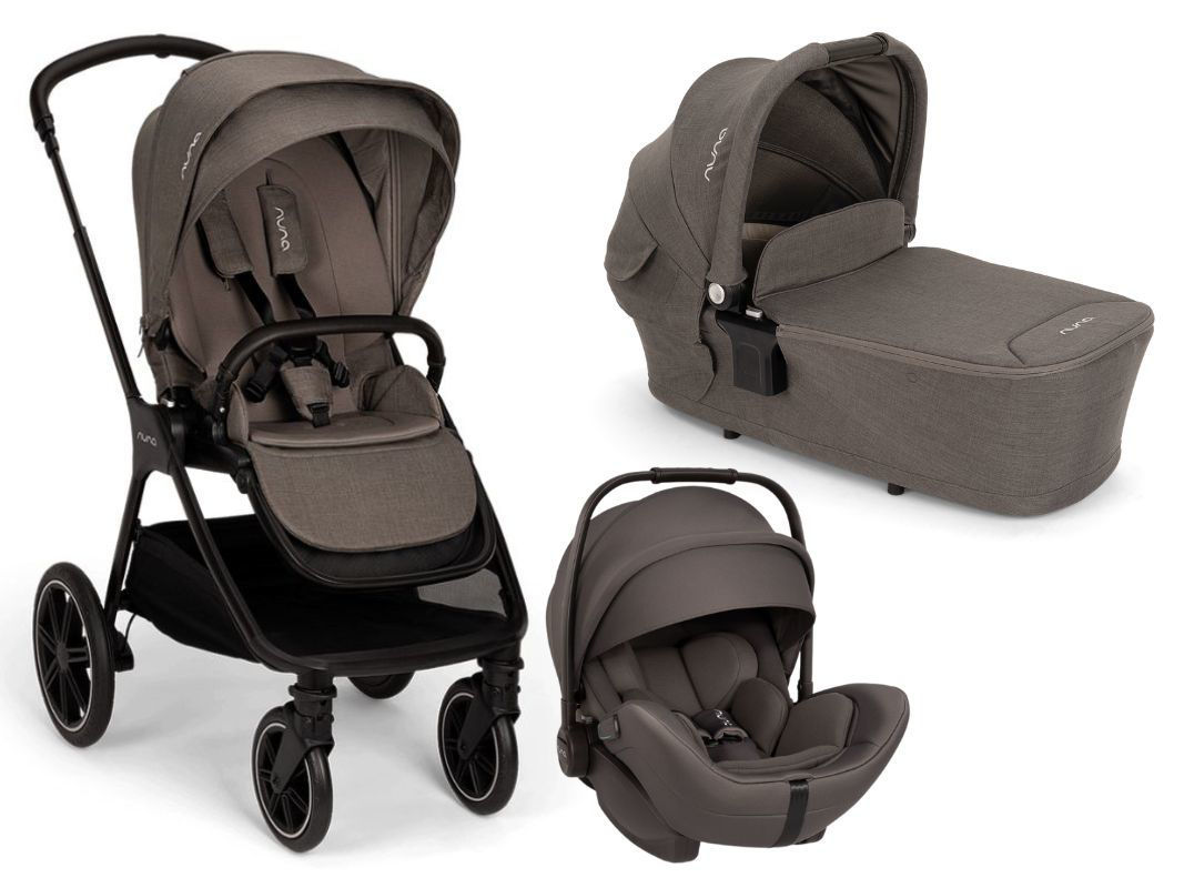 Trio Nuna TRIV™ lx con Navicella LYTL™ e Seggiolino Auto ARRA™ FLEX – Comfort urbano e modularità dalla nascita