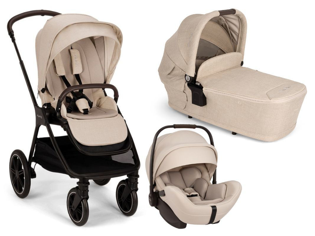Trio Nuna TRIV™ lx con Navicella LYTL™ e Seggiolino Auto ARRA™ FLEX – Comfort urbano e modularità dalla nascita