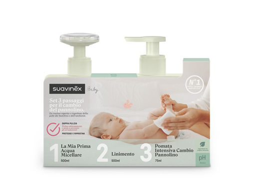 Baby Set 3 Steps Routine Cambio Pannolino Suavinex