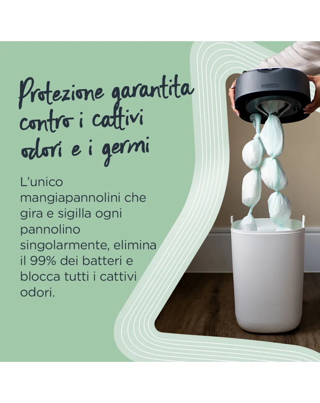 Ricariche Tommee Tippee Twist&Click – Confezione da 3 per igiene continua e zero odori