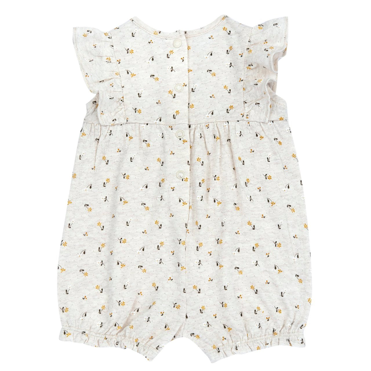 Pagliaccetto in Jersey Jacquard Misto Cotone e Bambù Chicco | Tutina Manica ad Aletta