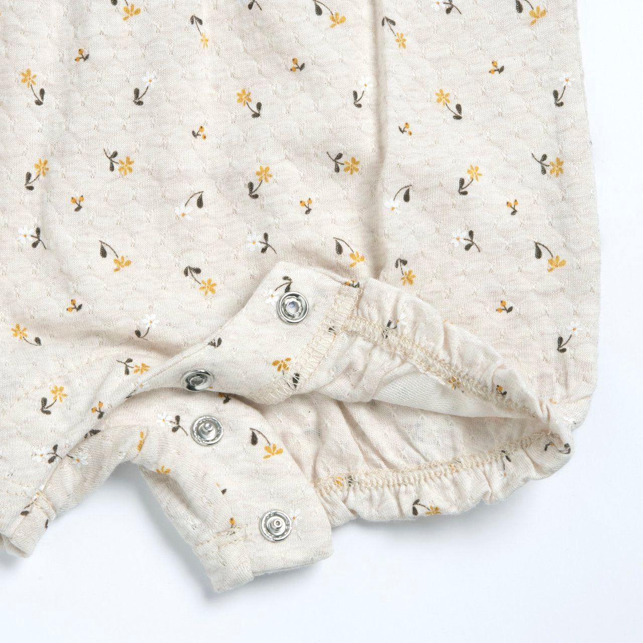Pagliaccetto in Jersey Jacquard Misto Cotone e Bambù Chicco | Tutina Manica ad Aletta