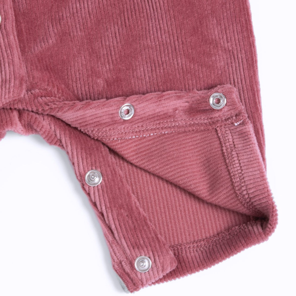 Completo Bimba Chicco Body con Salopette Lunga in Ciniglia Lampone A/I 2026-27