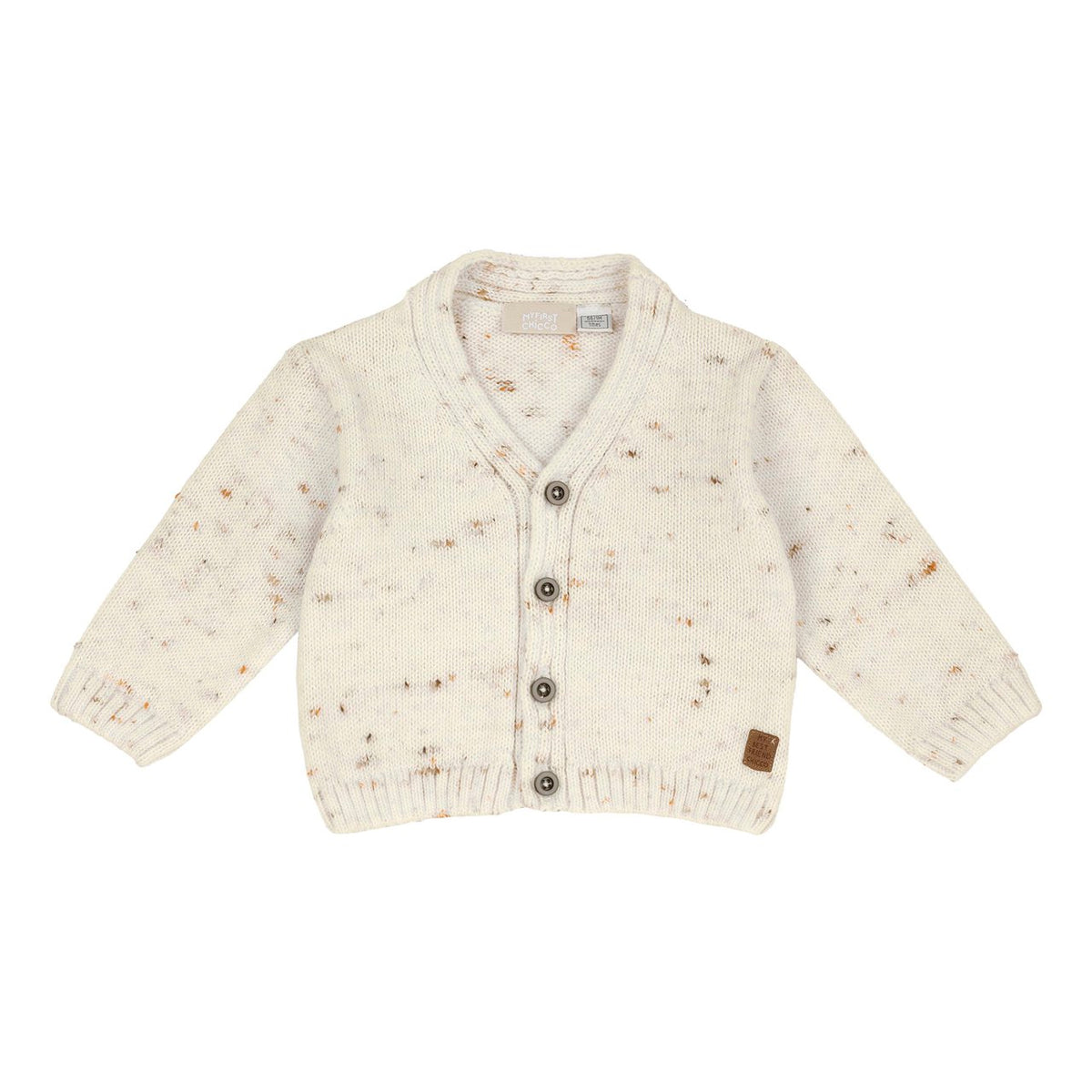 Cardigan in Maglia Misto Cotone Lana Mélange Bouclé Chicco A/I 2026-27 | Capo versatile per l'inverno