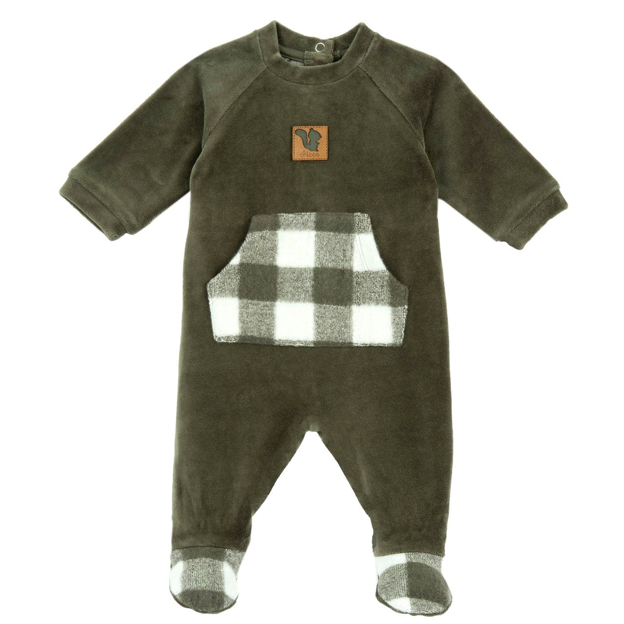 Tutina in Ciniglia Verde Scuro Chicco A/I 2026-2027