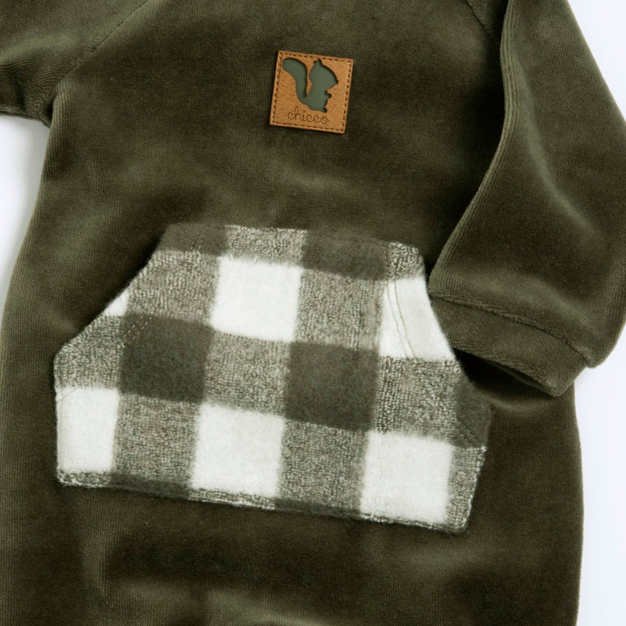Tutina in Ciniglia Verde Scuro Chicco A/I 2026-2027