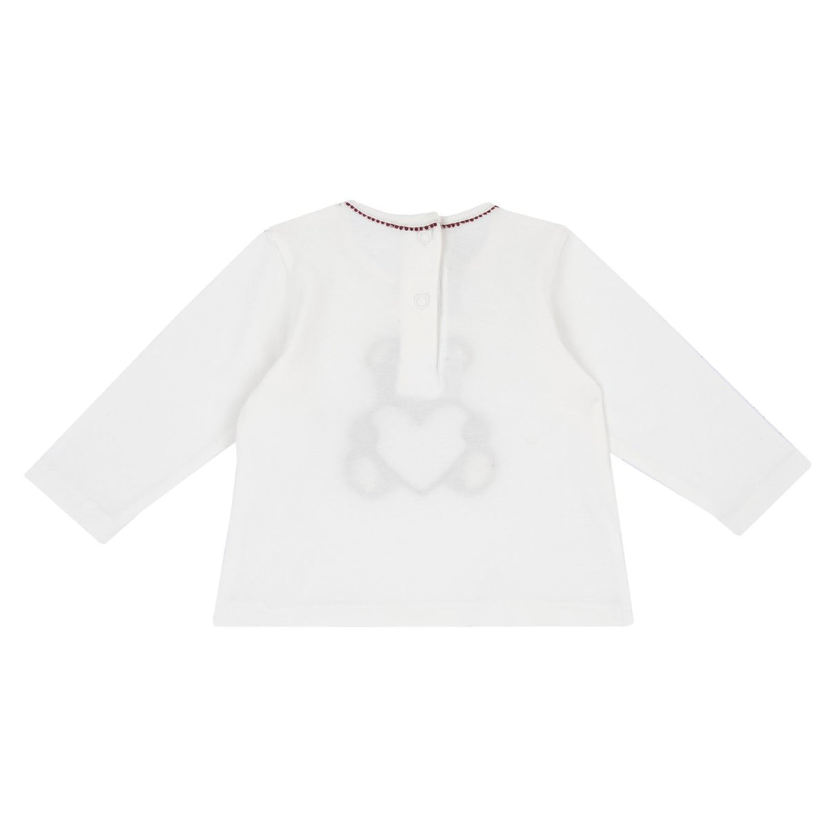 Maglia Bimba Manica Lunga con Ricamo Orsetto Chicco A/I 2026-27 | Con tenero dettaglio ricamato