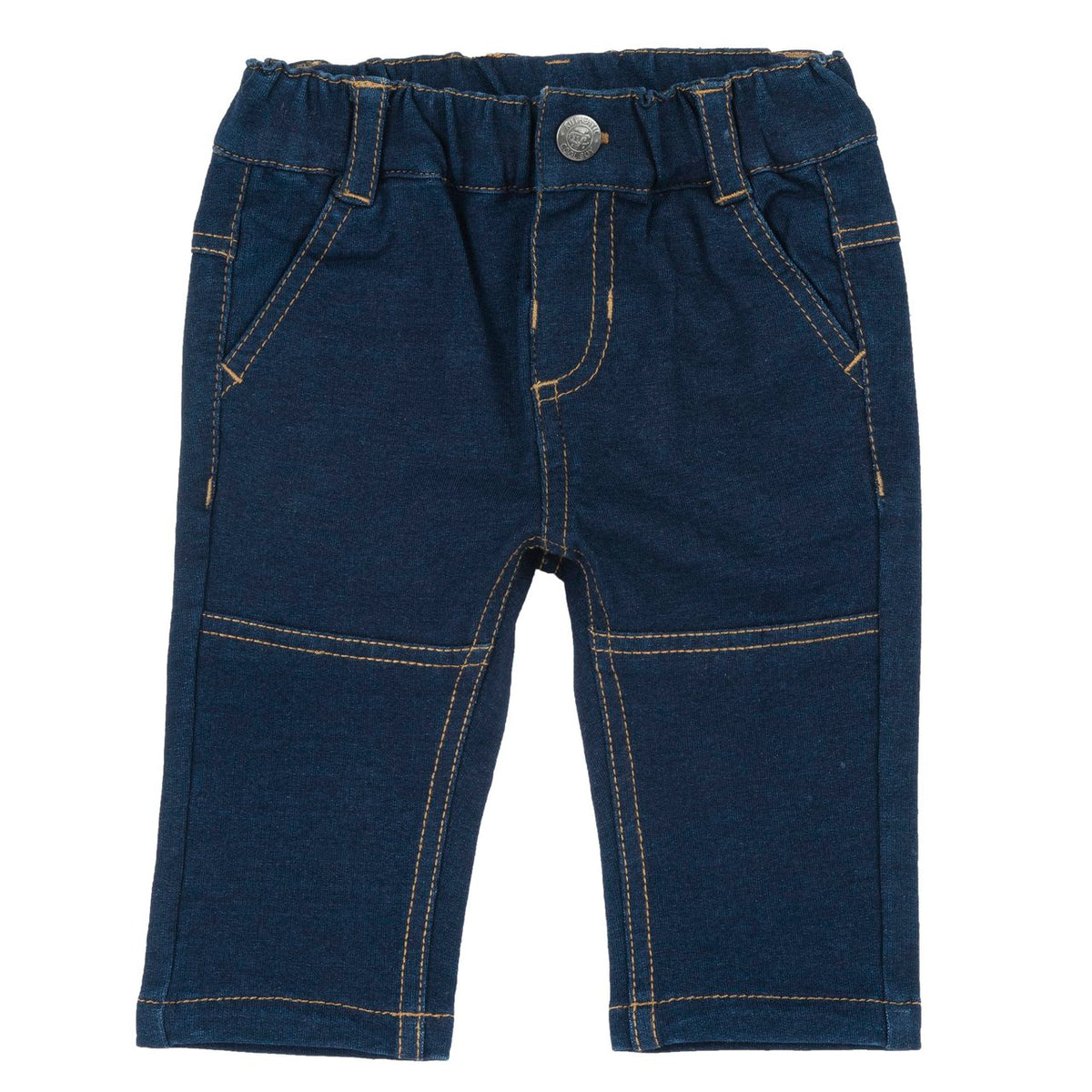 Pantaloni Lunghi in Felpa Effetto Denim Chicco A/I 2026-27 | Il look del denim con praticità