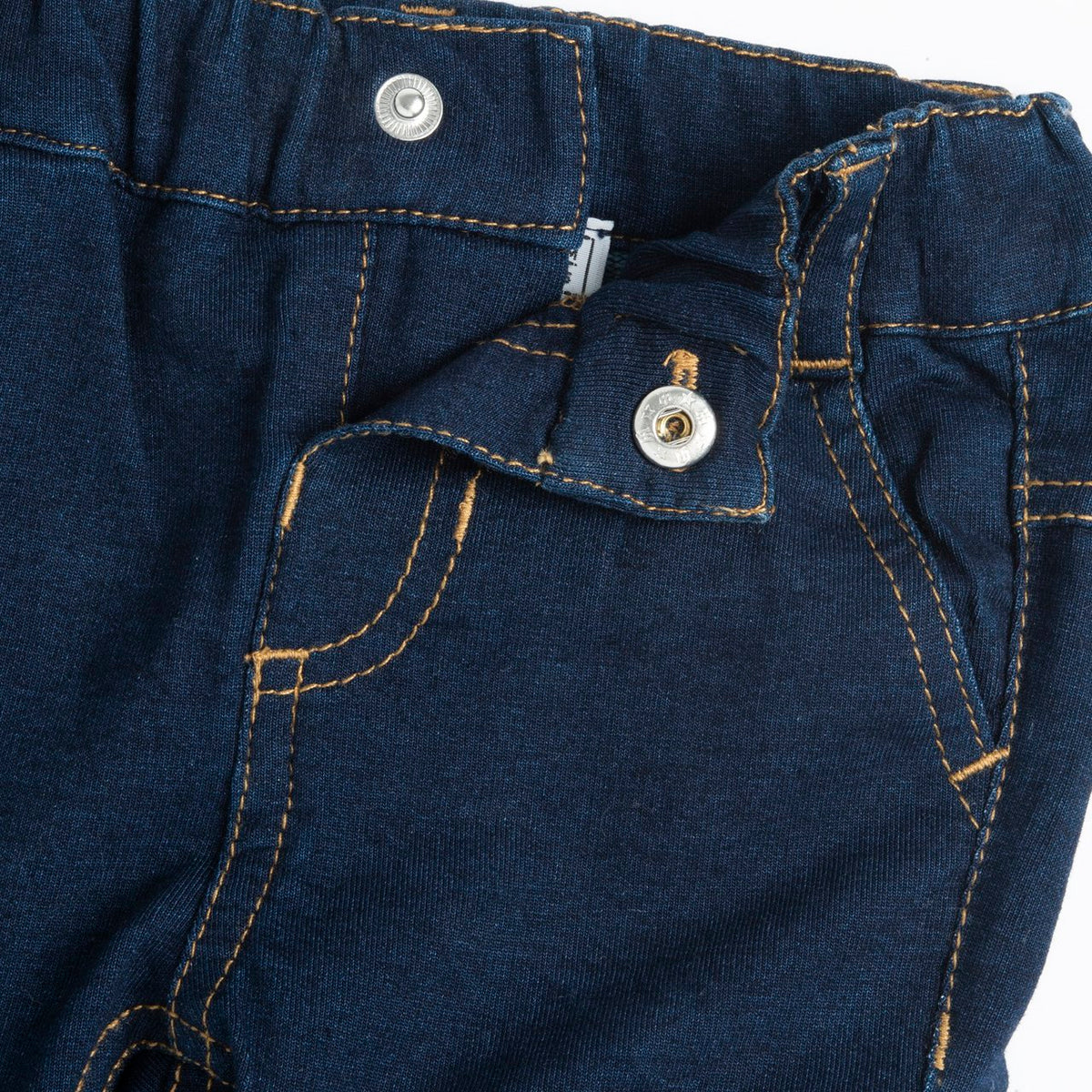 Pantaloni Lunghi in Felpa Effetto Denim Chicco A/I 2026-27 | Il look del denim con praticità