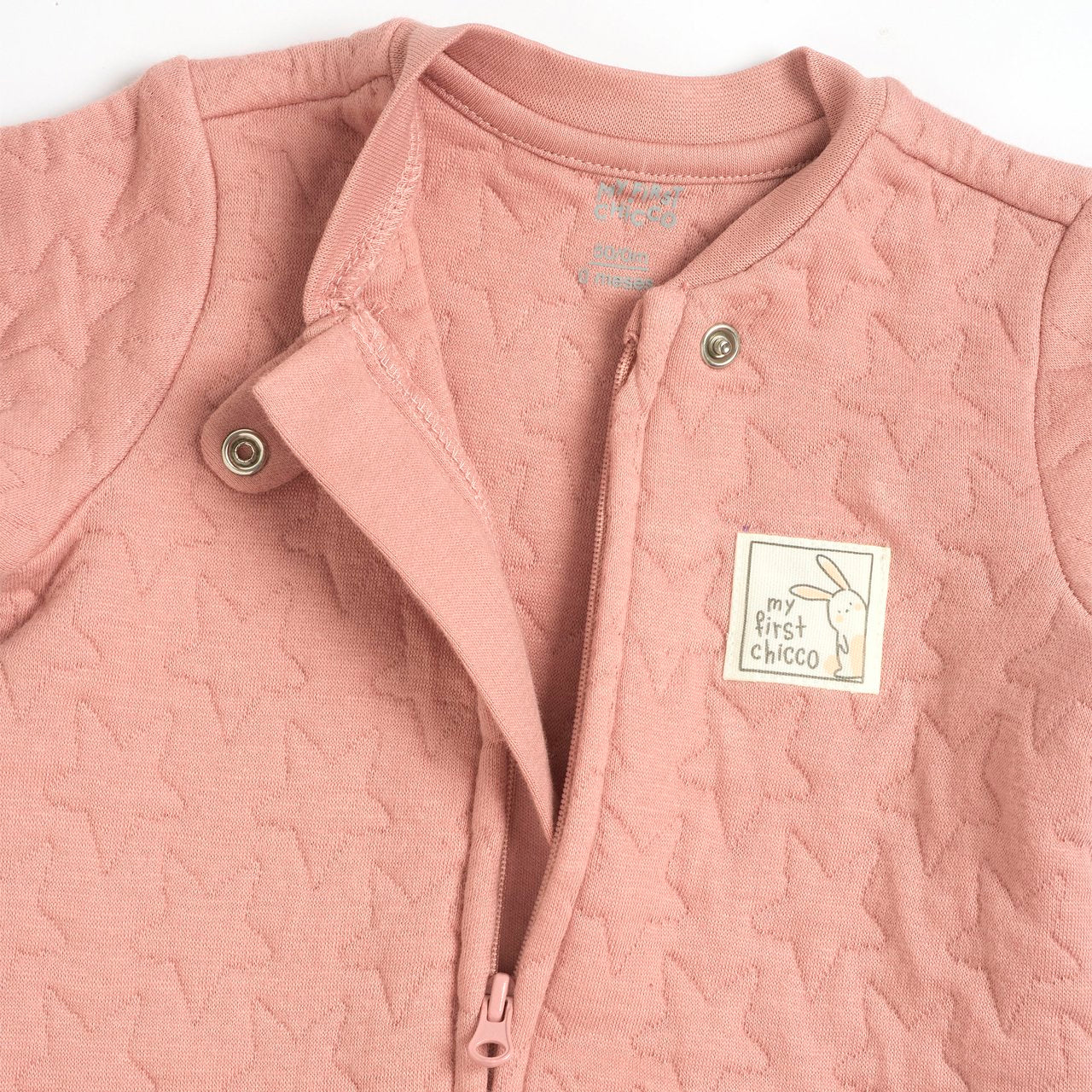 Tutina Rosa Antico in Tessuto Effetto Trapuntato Chicco A/I 2026-2027