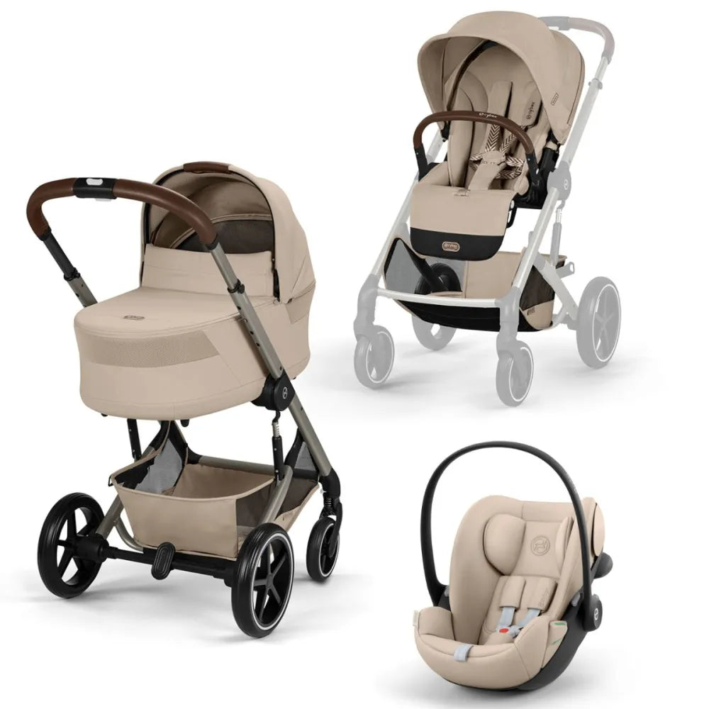 Trio CYBEX Balios S Lux | Passeggino + FoldCot + Cloud G3 Plus + Adattatori