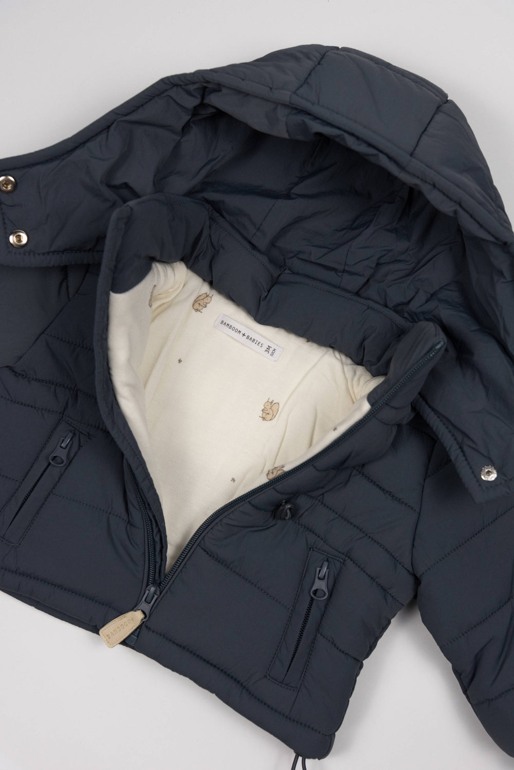 Giacca con Cappuccio Removibile Bamboom Midnight Blue | Un capospalla versatile per l'inverno