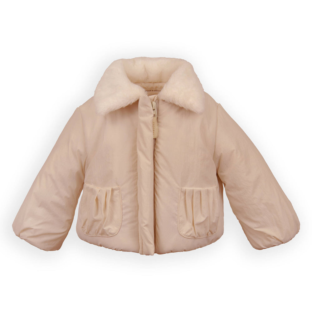 Giacca Bimba con Colletto Bamboom Vintage Pink | Giacca delicata per completare gli outfit