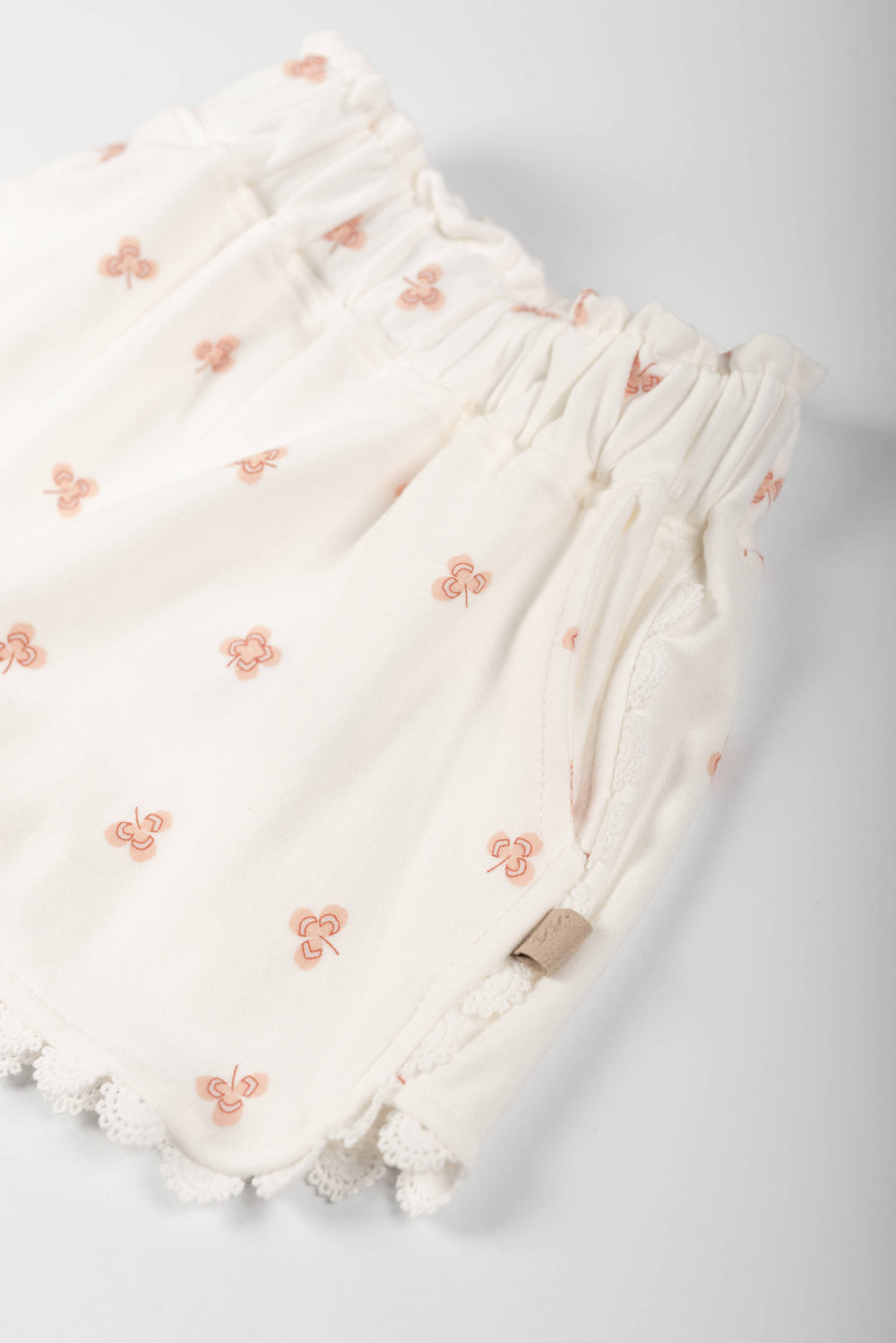 Short Bimba con Bordino Bamboom PRINT LUCKY LEAVES 280 | Pantaloncini Estivi Morbidi