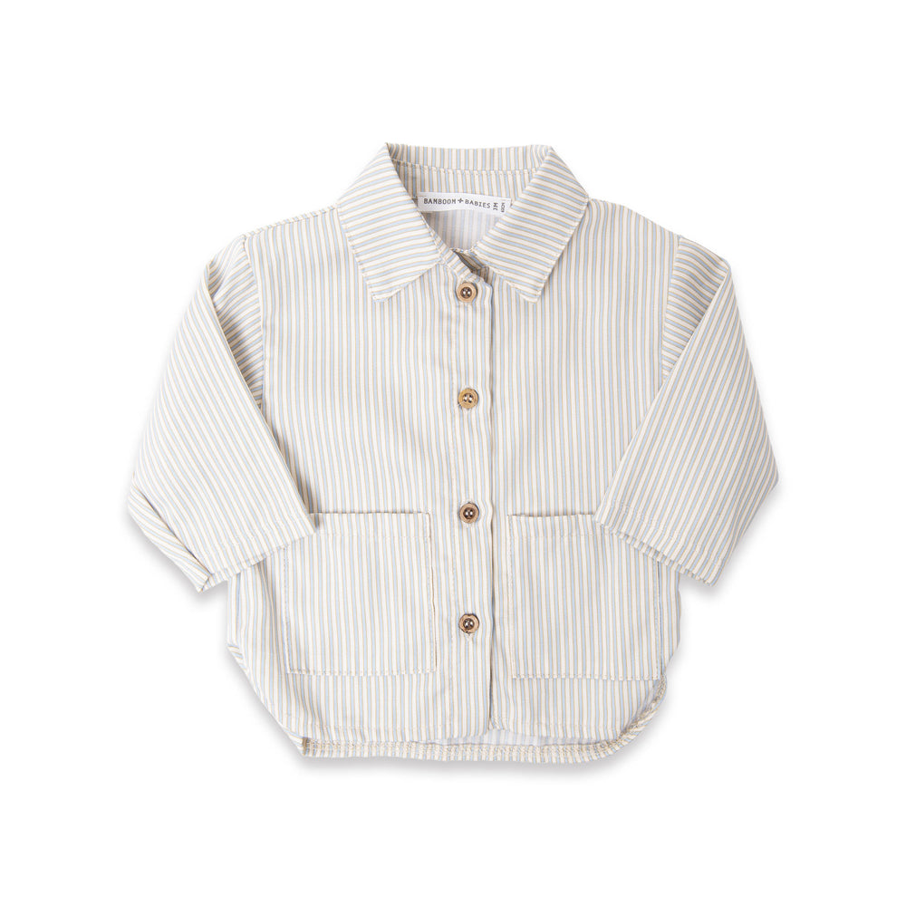 Camicia Bimbo Stripe Blu 107 Bamboom A/I 2026-2027