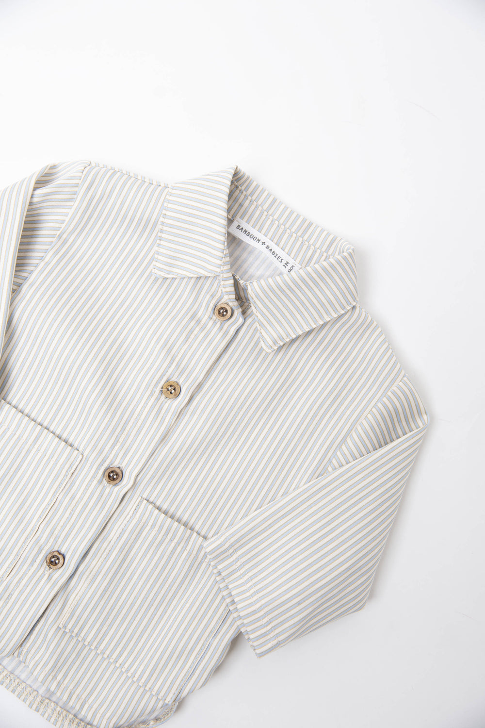 Camicia Bimbo Stripe Blu 107 Bamboom A/I 2026-2027